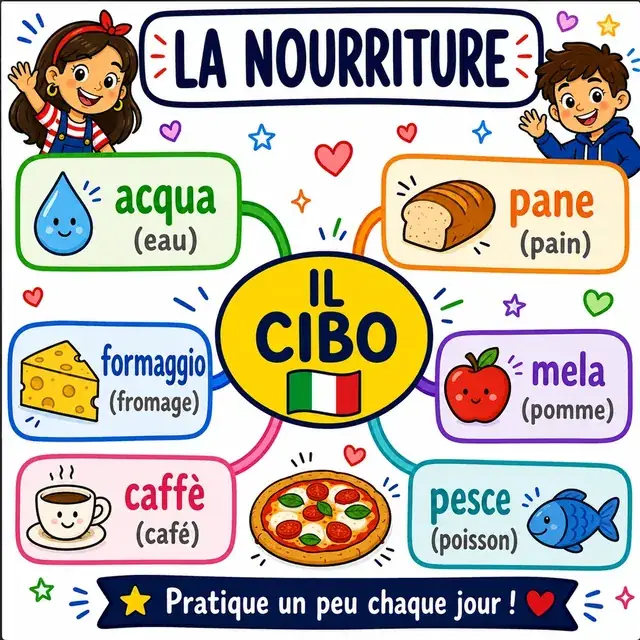 Carte mentale : Nourriture