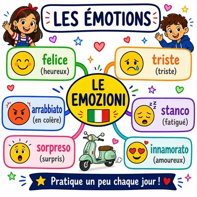 Carte mentale : Émotions