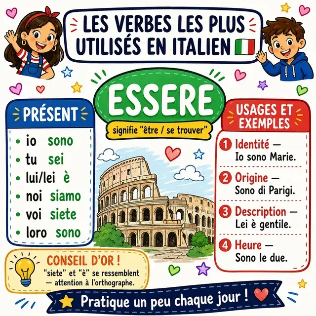 Carte mentale : verbe ANDARE